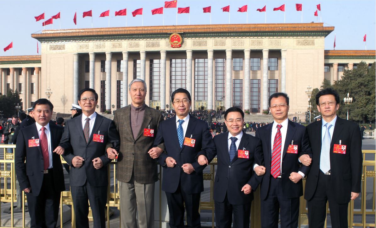 列席十二届全国人大四次会议开幕会的知识产权系统部分两会代表